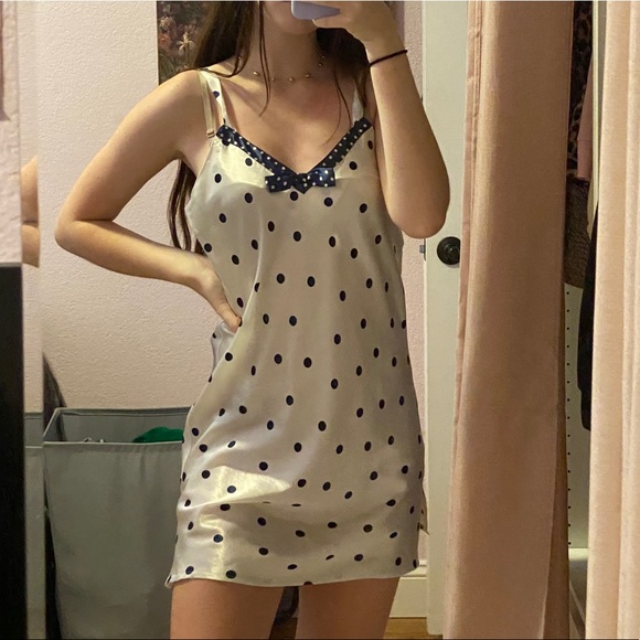 silky slip dress - Picture 1 of 2